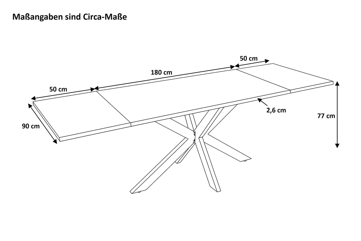 #180x90 #nussbaumfarben #spider-gestellsilber
