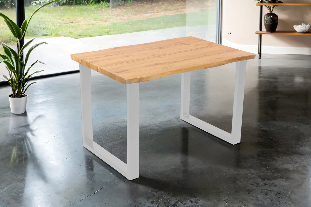 #140x80 #eichefarben #u-gestellsilber