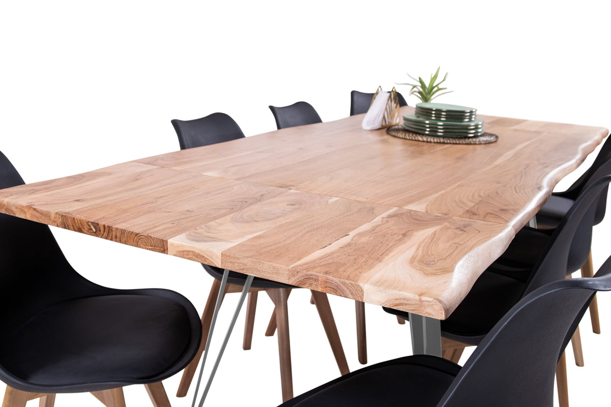 #180x90 #naturfarben #vierfuß-gestellsilber