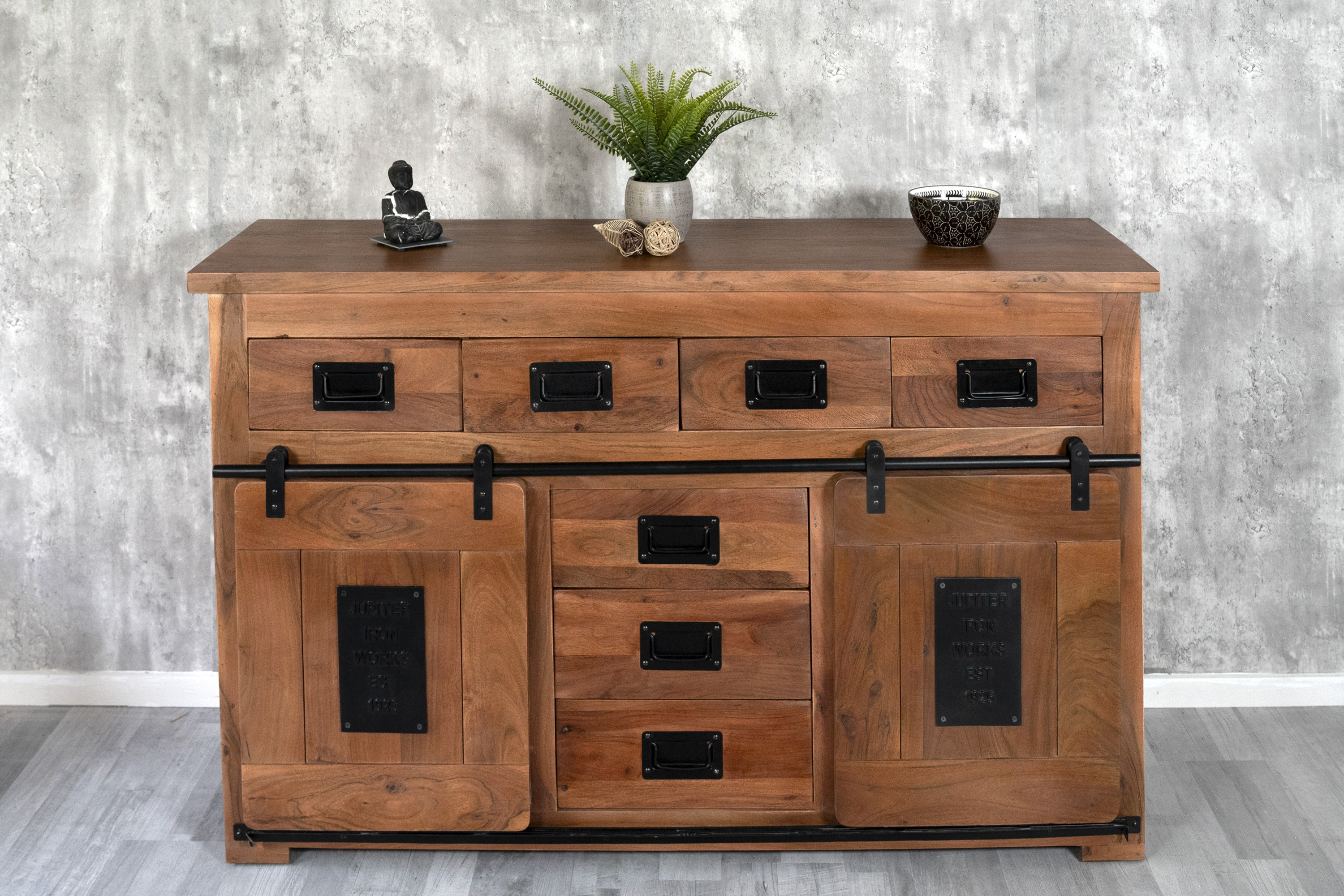 Sideboard_4Schubfaecher_2Schiebetueren_150x90x45_01