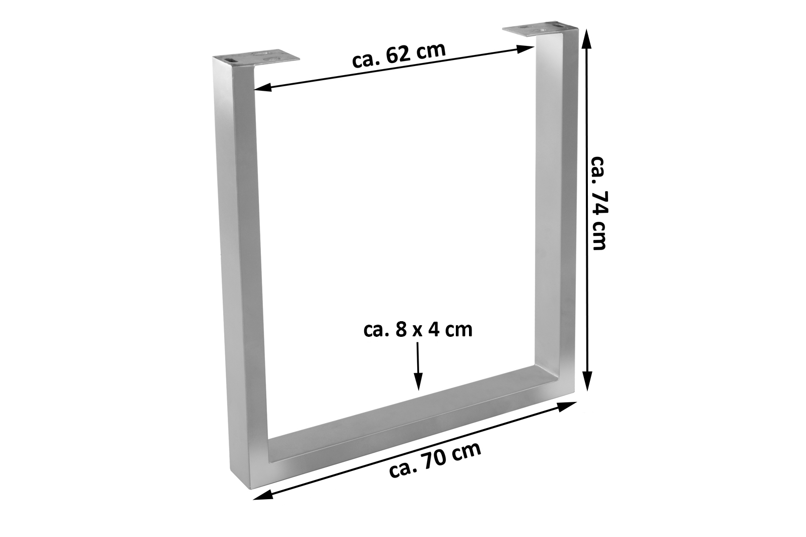 Tischgestell_U_Gestell_silber_04